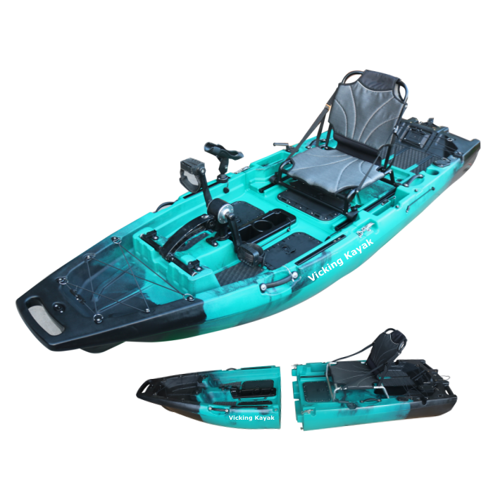 2025年新型モジュラーカヤック9.5フィートペダルフィン駆 - Fishing Kayak Pedal Drive のレビューと価格