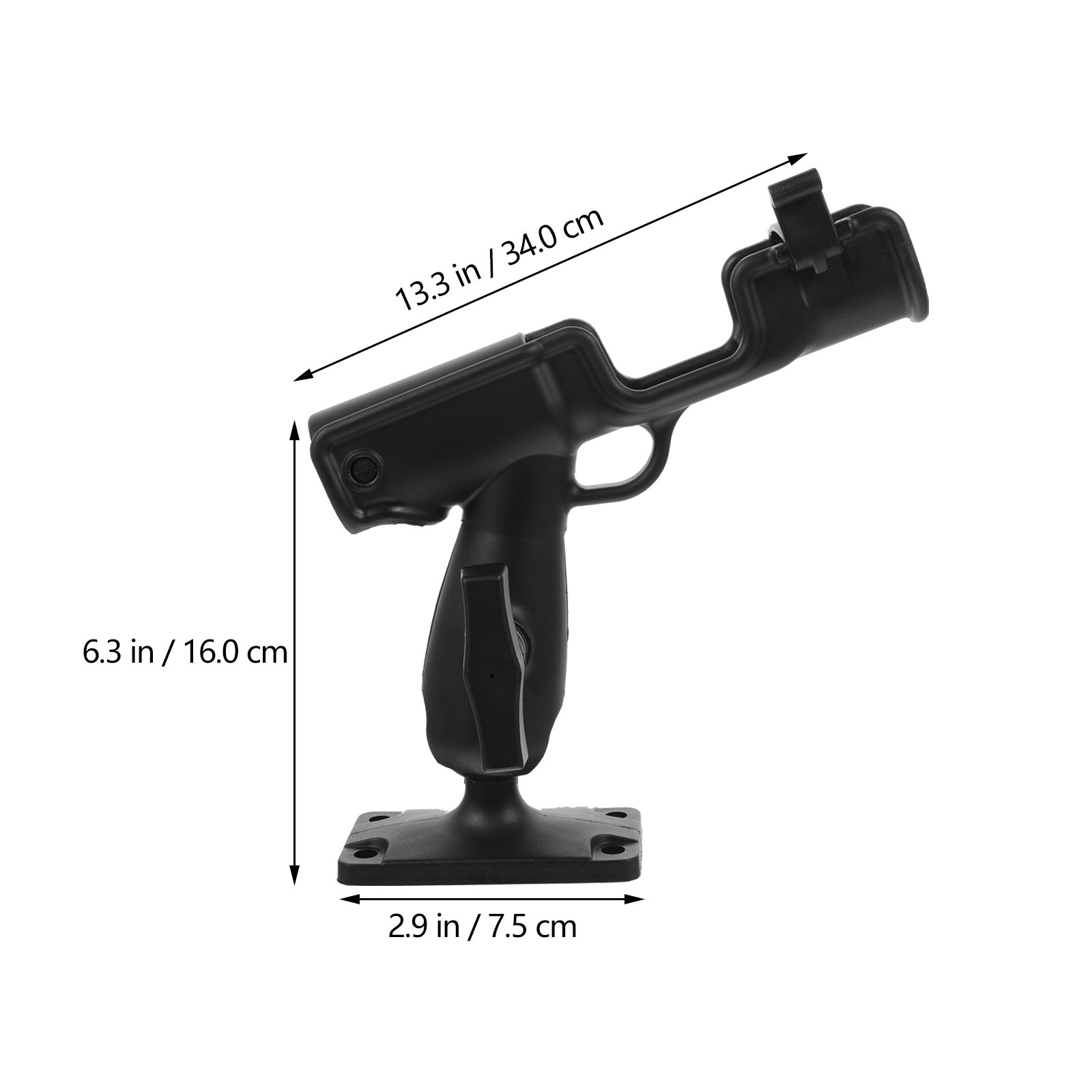 カヤック用釣り竿ホルダー 小型 360度回転可能 調整可能な - Fishing Kayak Rod Holder のレビューと価格