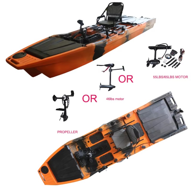 バイキング12.6フィートシングルカヤックペダルプロペラプラ - Fishing Kayak Trolling Motor のレビューと価格