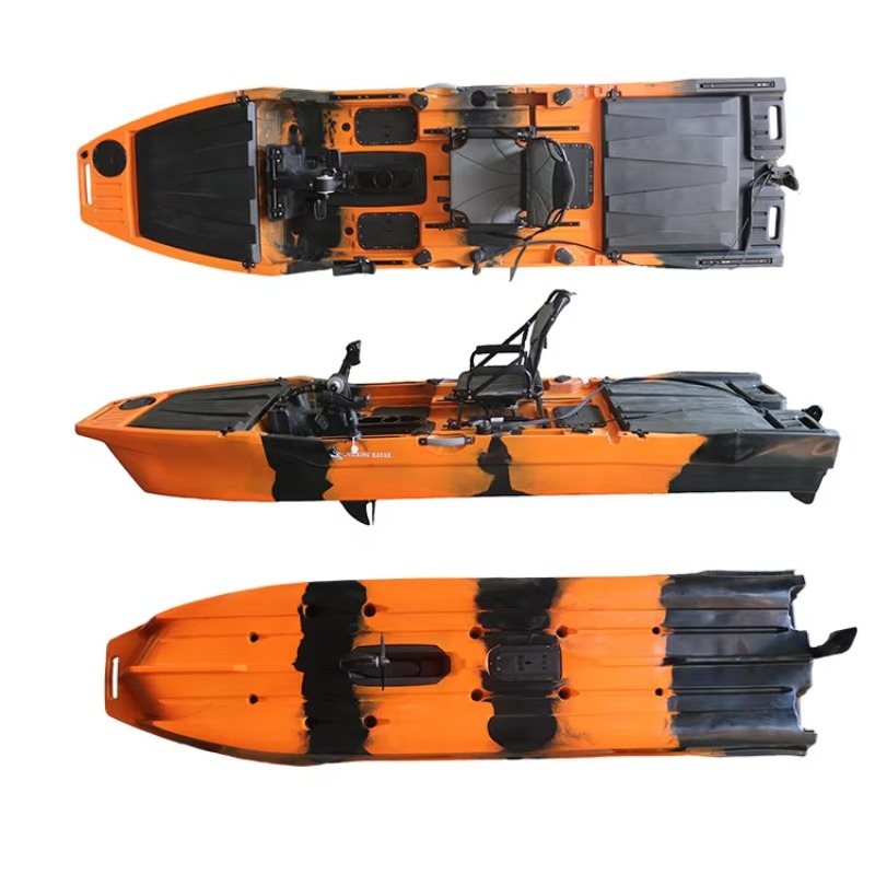 バイキング12.6フィートシングルカヤックペダルプロペラプラ - Fishing Kayak Trolling Motor のレビューと価格