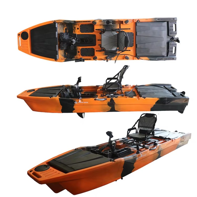 バイキング12.6フィートシングルカヤックペダルプロペラプラ - Fishing Kayak Trolling Motor のレビューと価格
