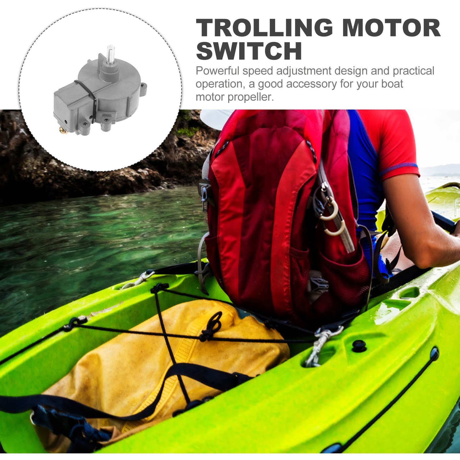 ボート用トローリングモータースイッチ、信頼性の高い速度コント - Fishing Kayak Trolling Motor のレビューと価格
