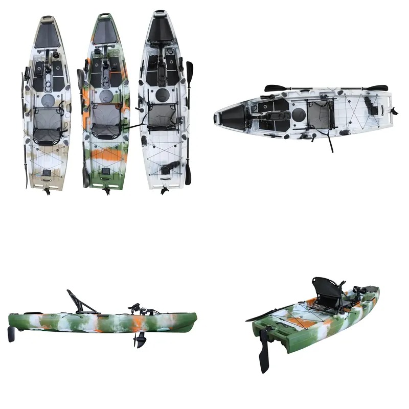 バイキングカヤック シングルシート ペダルカヤック 一人乗り - Fishing Kayak Pedal Drive のレビューと価格
