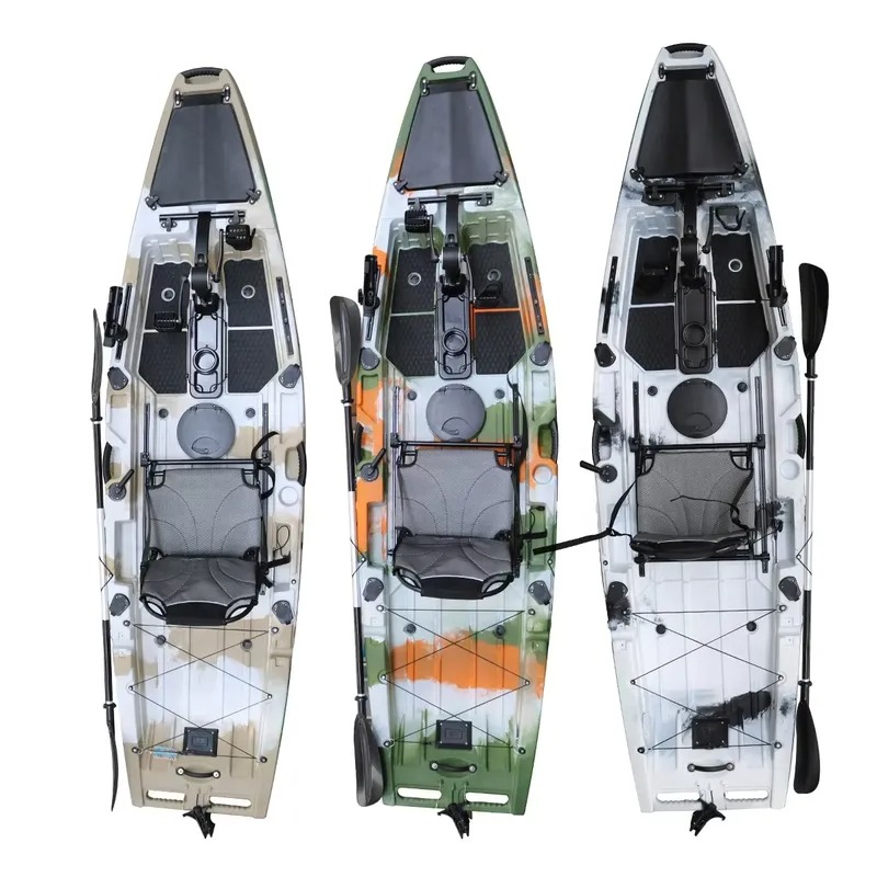 バイキングカヤック シングルシート ペダルカヤック 一人乗り - Fishing Kayak Pedal Drive のレビューと価格