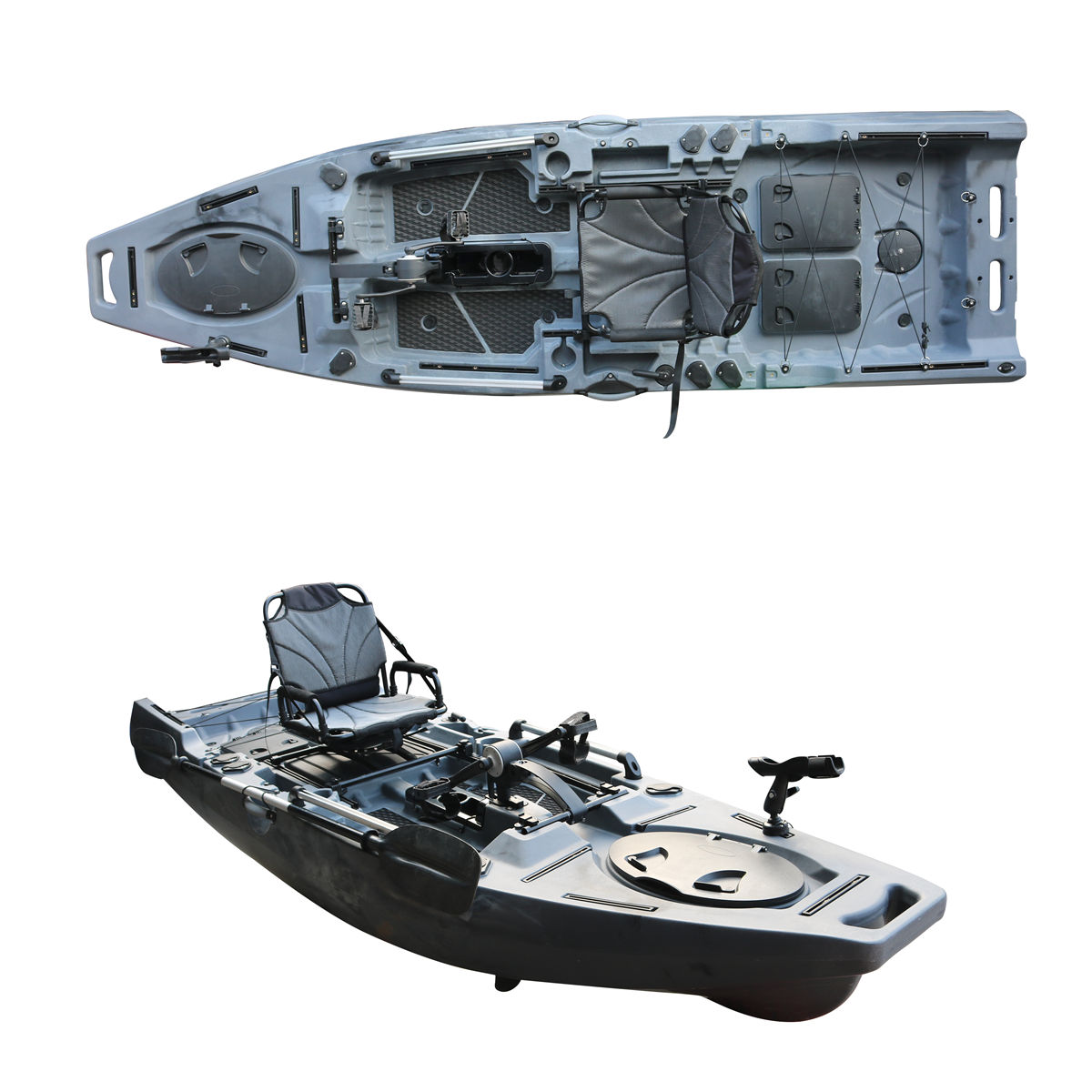 バイキング2026 1人乗りフィッシングカヤック ペダル駆動 - Fishing Kayak Sit On Top のレビューと価格